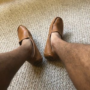 Men’s sperry topsider leather slip on shoes